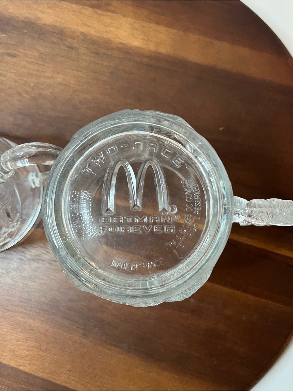 Vintage 1995 McDonald’s Batman Forever Glass Mugs Set of 2 Two-Face Riddler - Picture 7 of 7